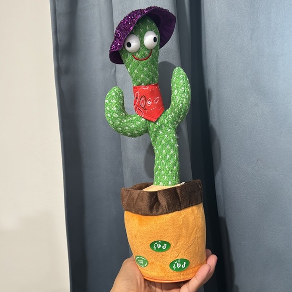 💚Dancing, Record & Talking Cactus Plush Toy - Picture 4 of 14